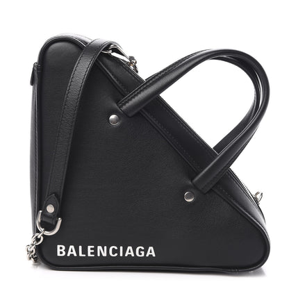Balenciaga Calfskin XS Triangle Chain Duffle Black 1 of 10