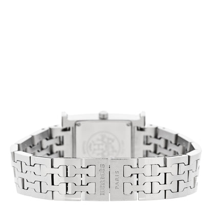 Hermes Stainless Steel 21mm Heure H Hour Quartz Watch 3 of 5