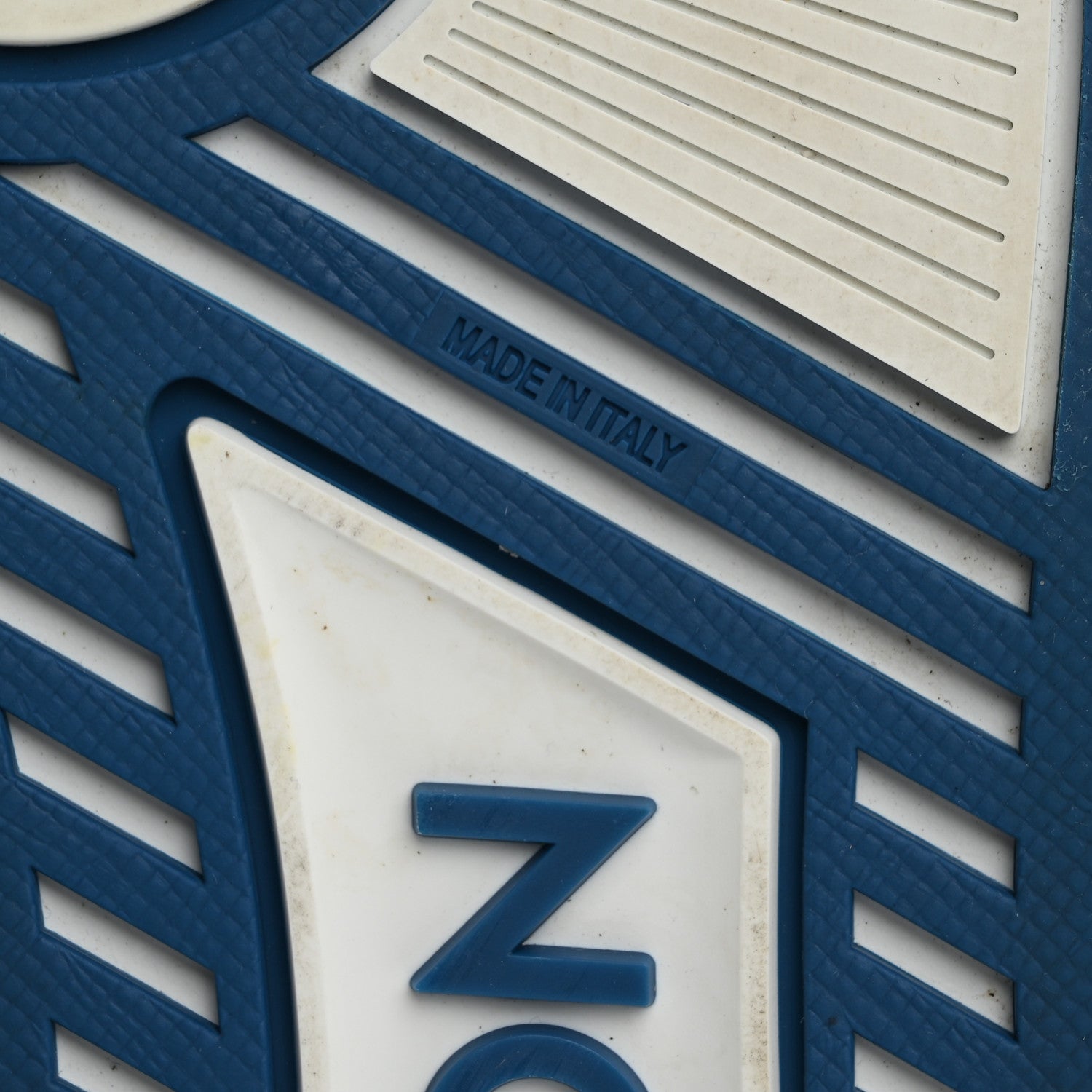 Louis Vuitton Calfskin Embossed Monogram Denim Mens LV Trainer Sneakers 11 Blue 8 of 9