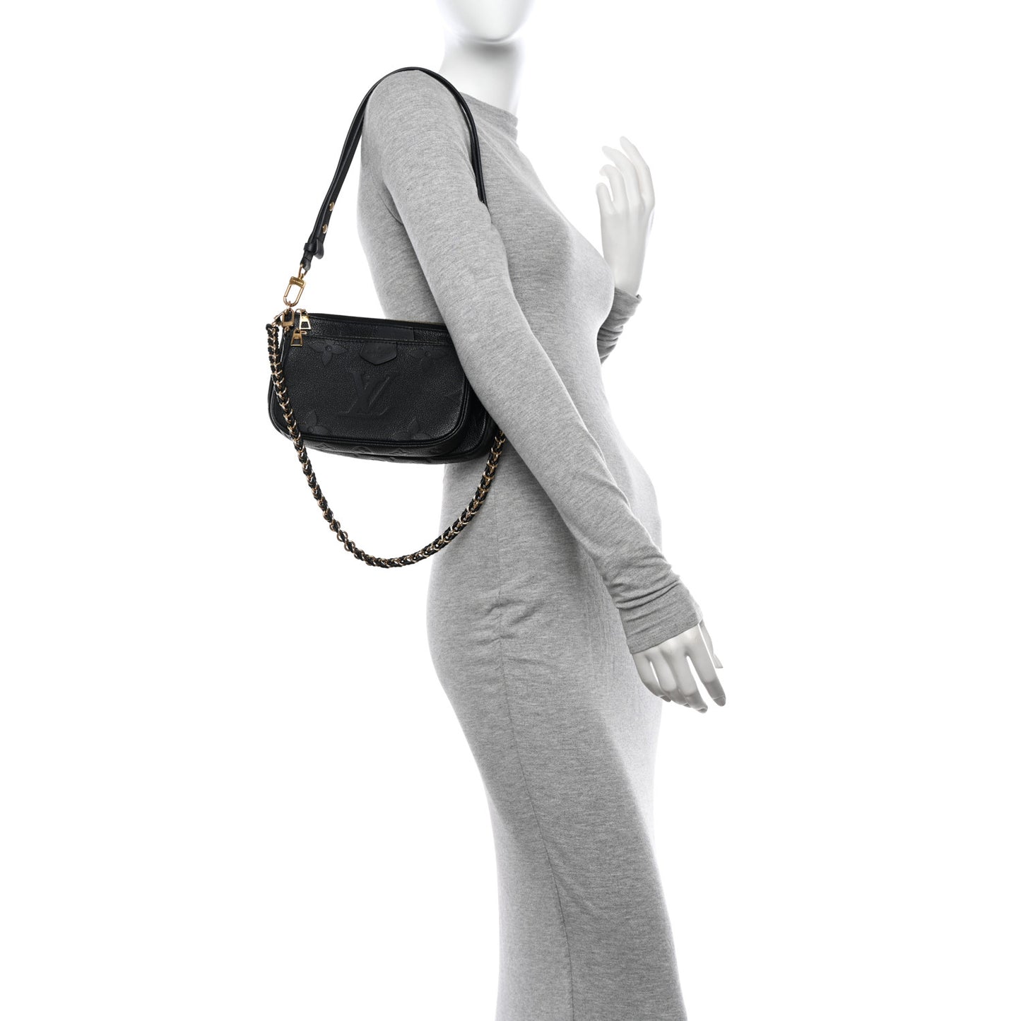 Grain de Poudre Mini Classic Monogram Cassandra Top Handle Crema Soft