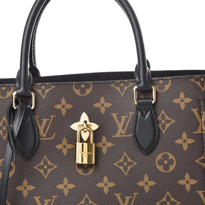 Louis Vuitton Monogram Flower Tote Black 8 of 10
