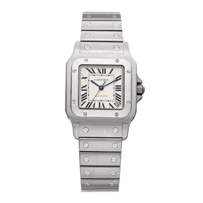 Cartier Stainless Steel 32mm Santos De Cartier Galbee Automatic Watch 1 of 4