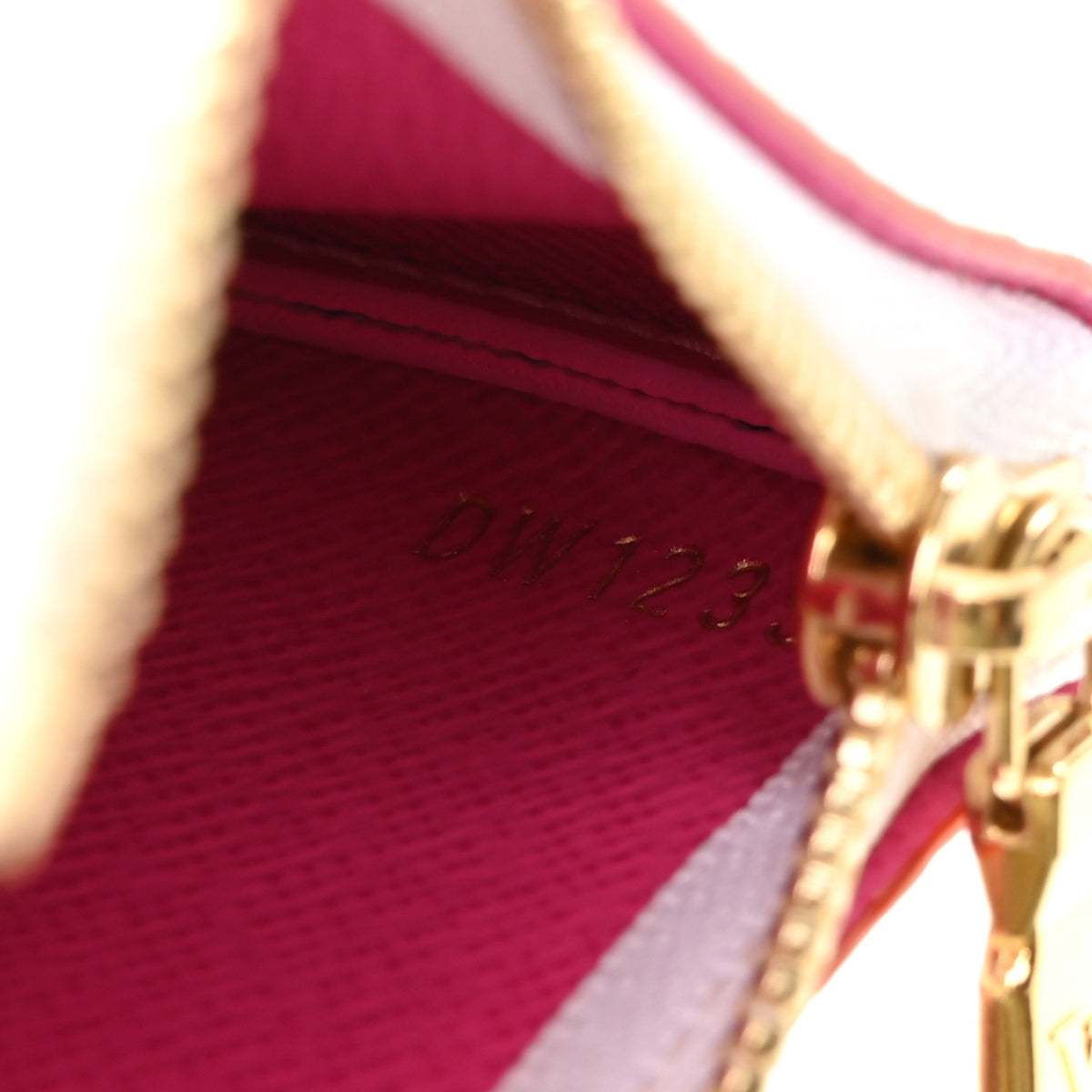 LV X TM Monogram Multicolor Phone Holder White