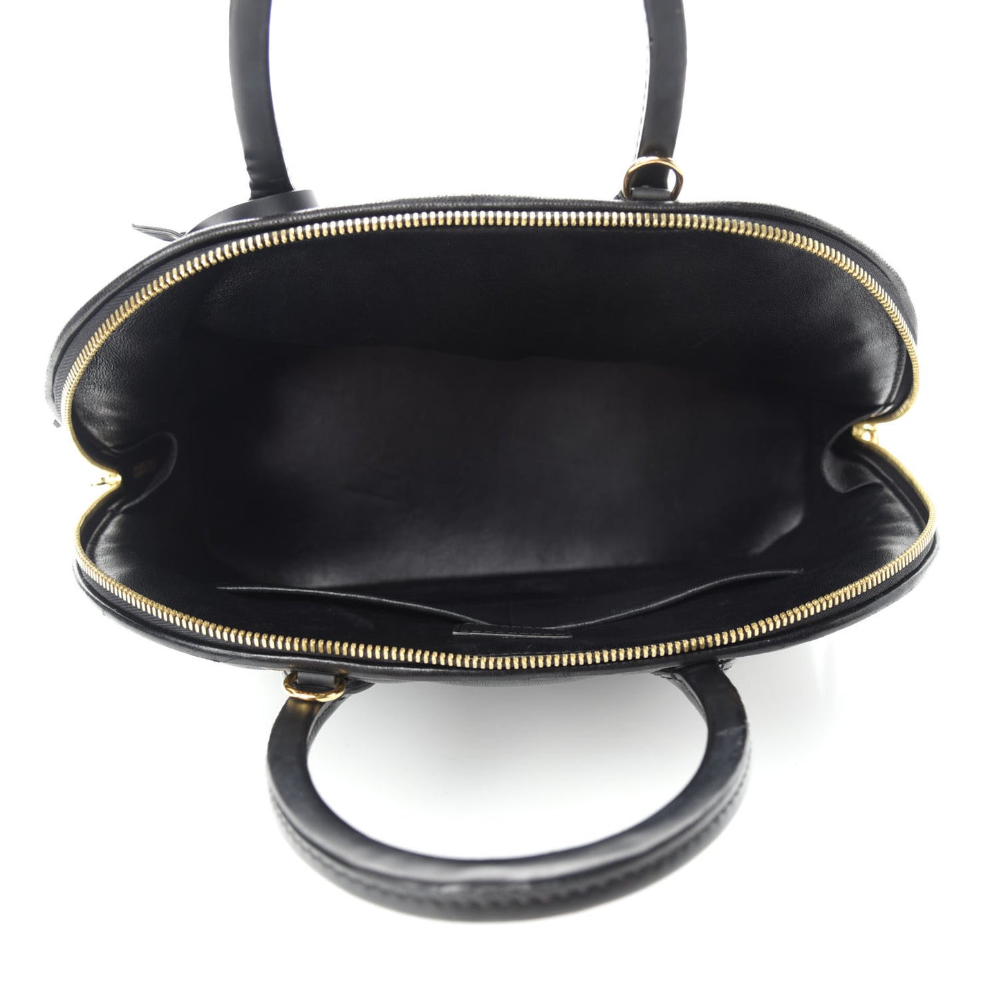 Lambskin Malletage Alma PM Black
