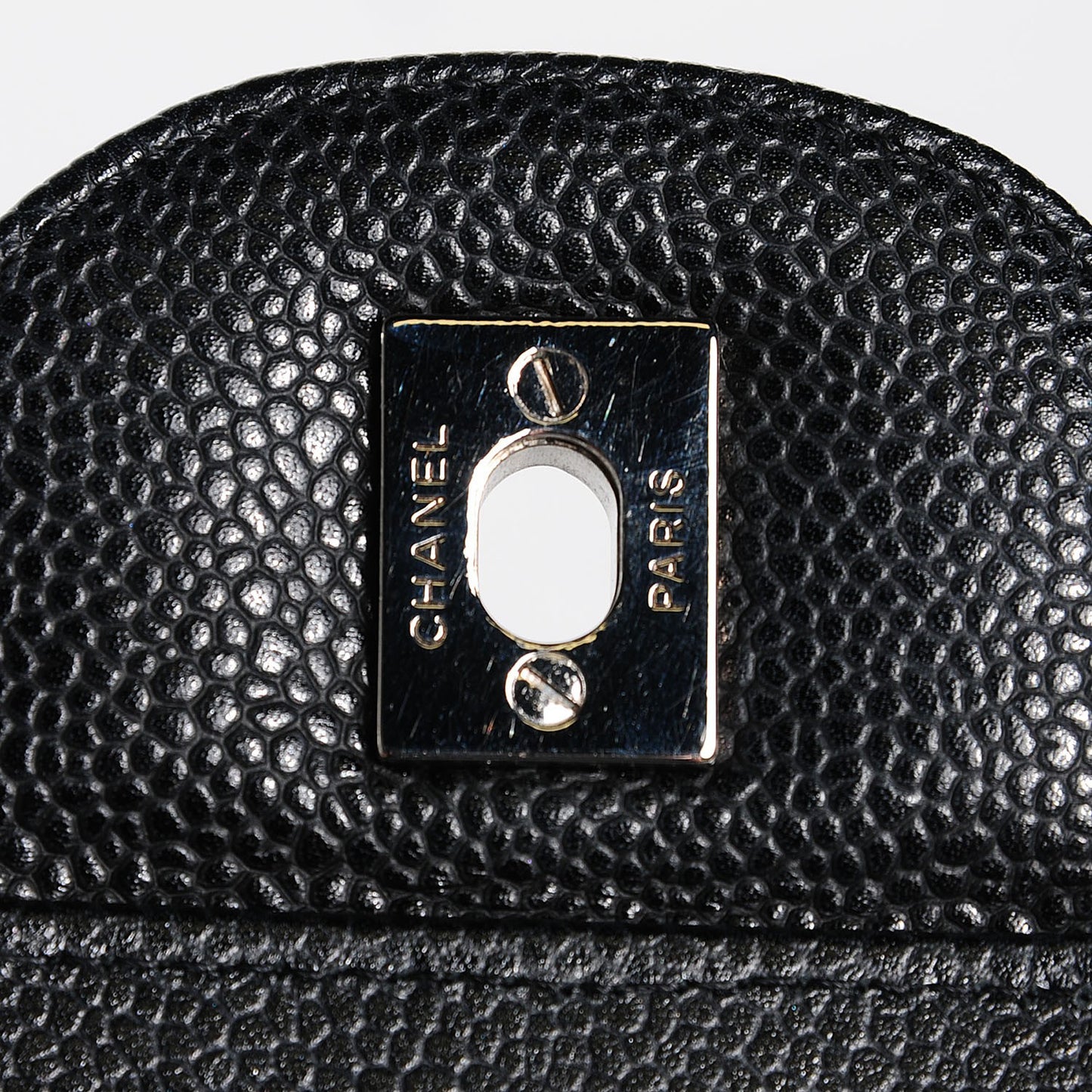 Caviar Quilted Maxi Single Flap Black