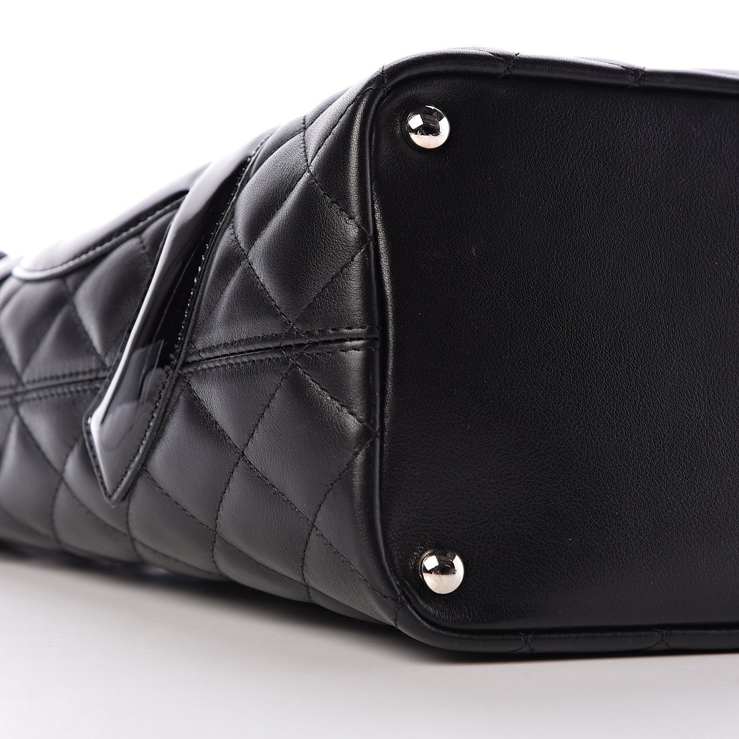 Chanel Calfskin Quilted Medium Cambon Tote Black 9 of 11