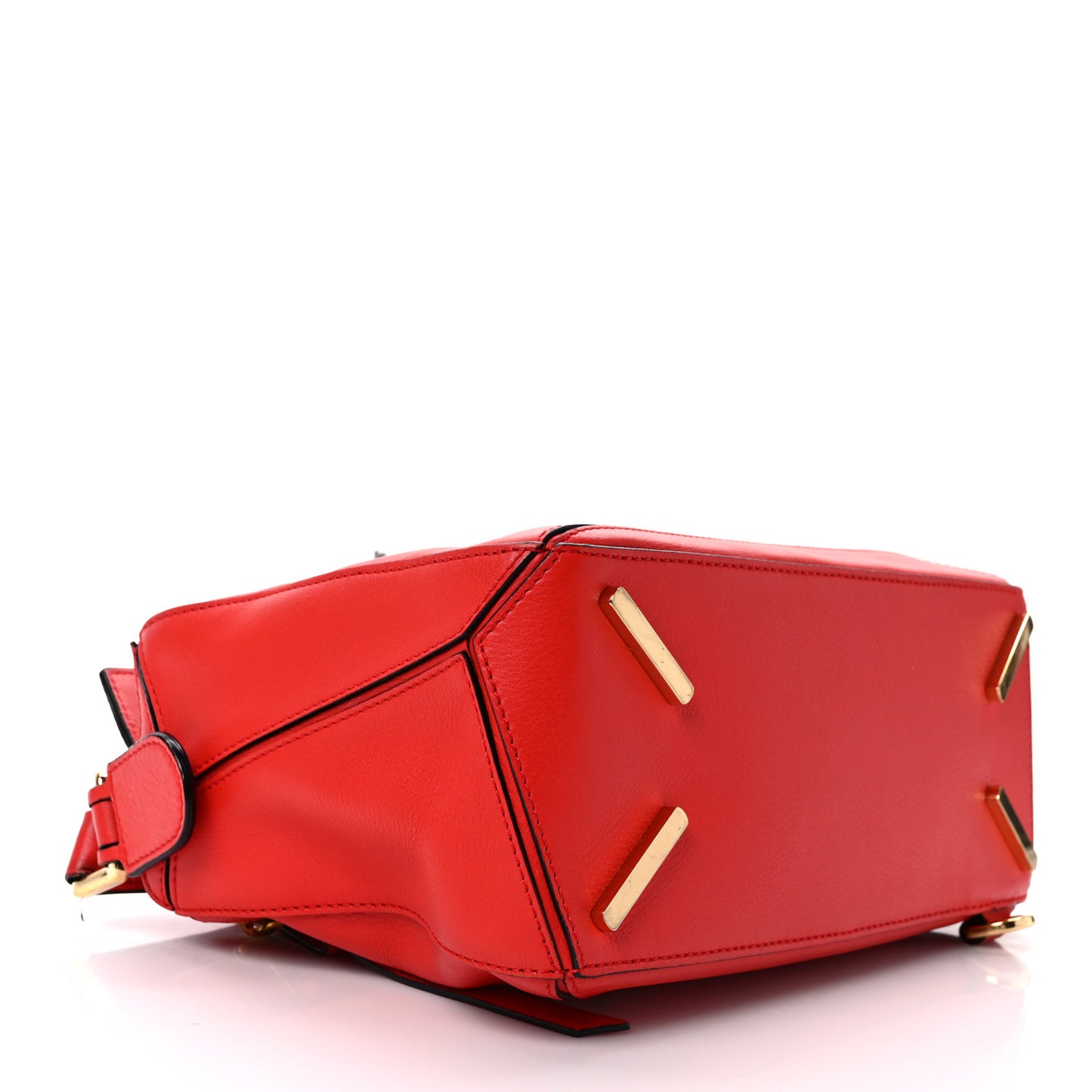 Calfskin Medium Puzzle Bag Coral