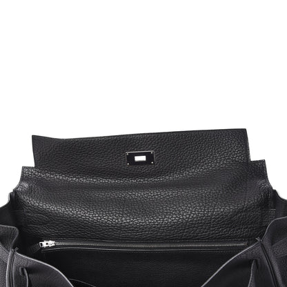 Hermes Fjord Kelly Retourne 40 Black 12 of 47