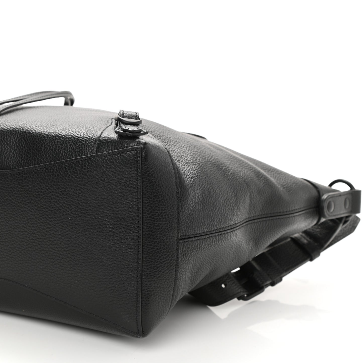 Grained Calfskin Black Hardware Small Neo Classic Hobo Black