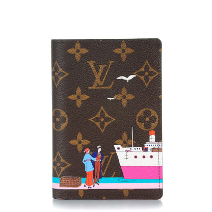 Louis Vuitton Monogram 2016 Christmas Animation Passport Cover Rose Ballerine 1 of 7