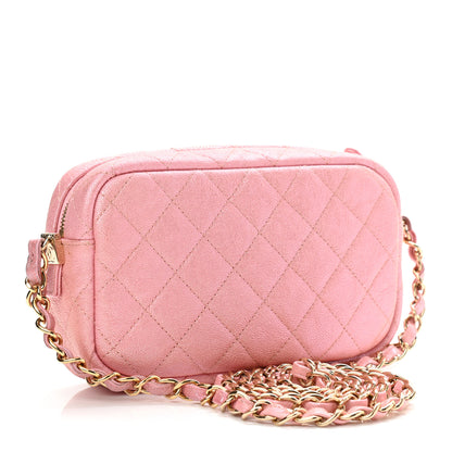 Chanel Iridescent Caviar Quilted Small Timeless Camera Case Pink 3 of 10