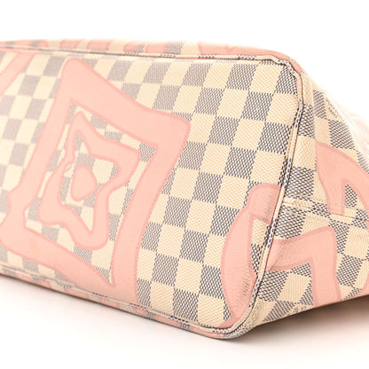 Louis Vuitton Damier Azur Tahitienne Neverfull MM 9 of 20