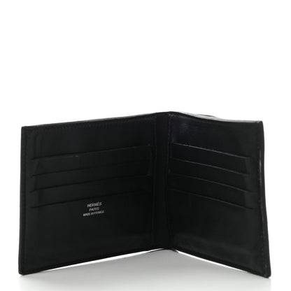 Hermes Swift Citizen Twill Compact Wallet Black 5 of 9