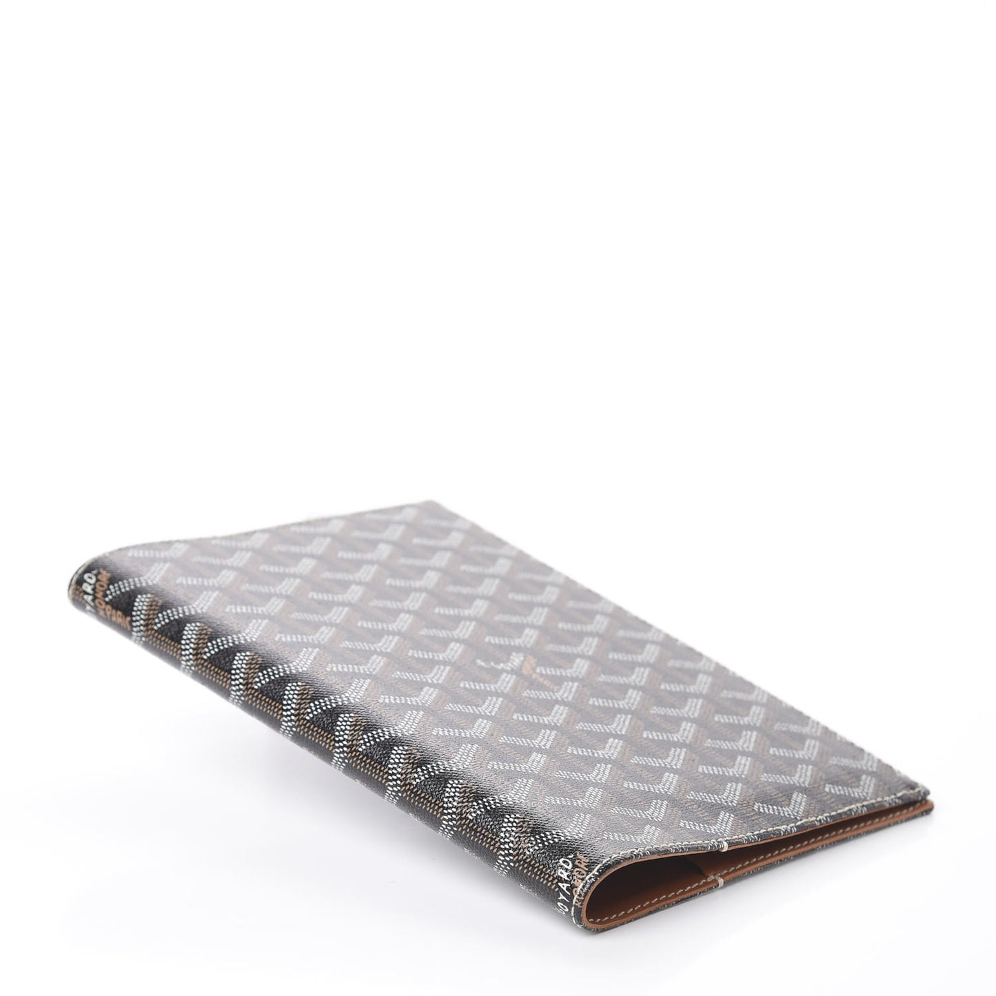 Goyardine Agenda Cover Black Gold