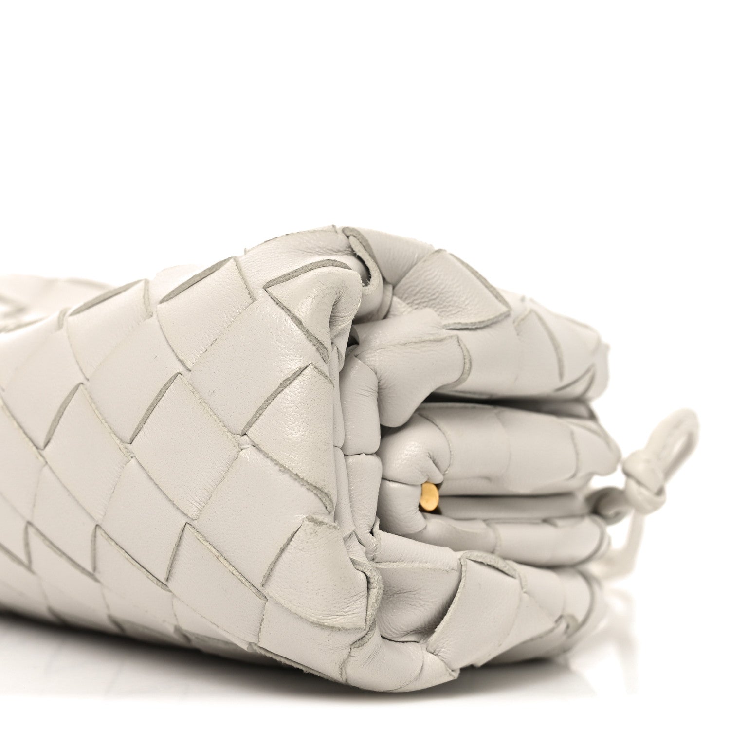 Bottega Veneta Nappa Intrecciato The Mini Pouch Chalk 1806358