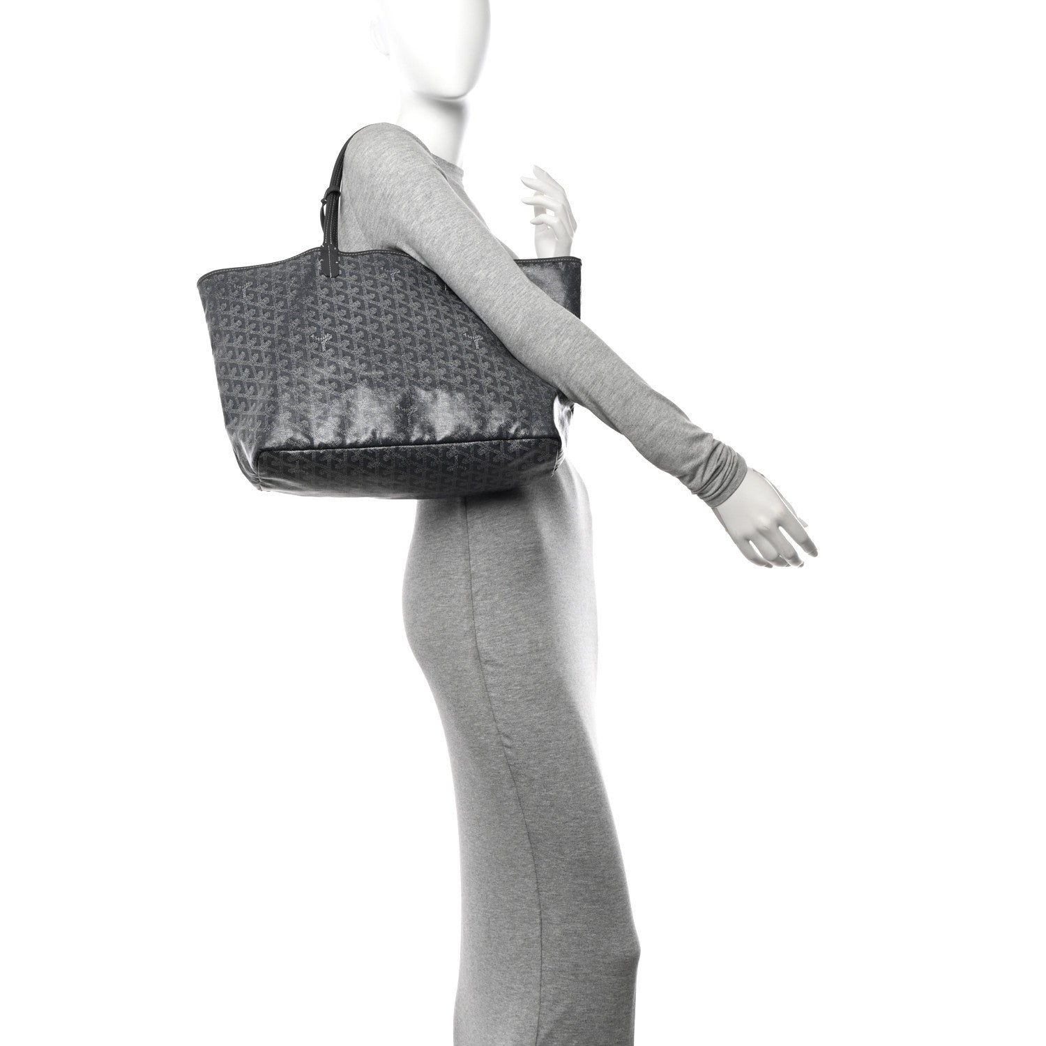 Goyard Goyardine Saint Louis PM Grey 2 of 17