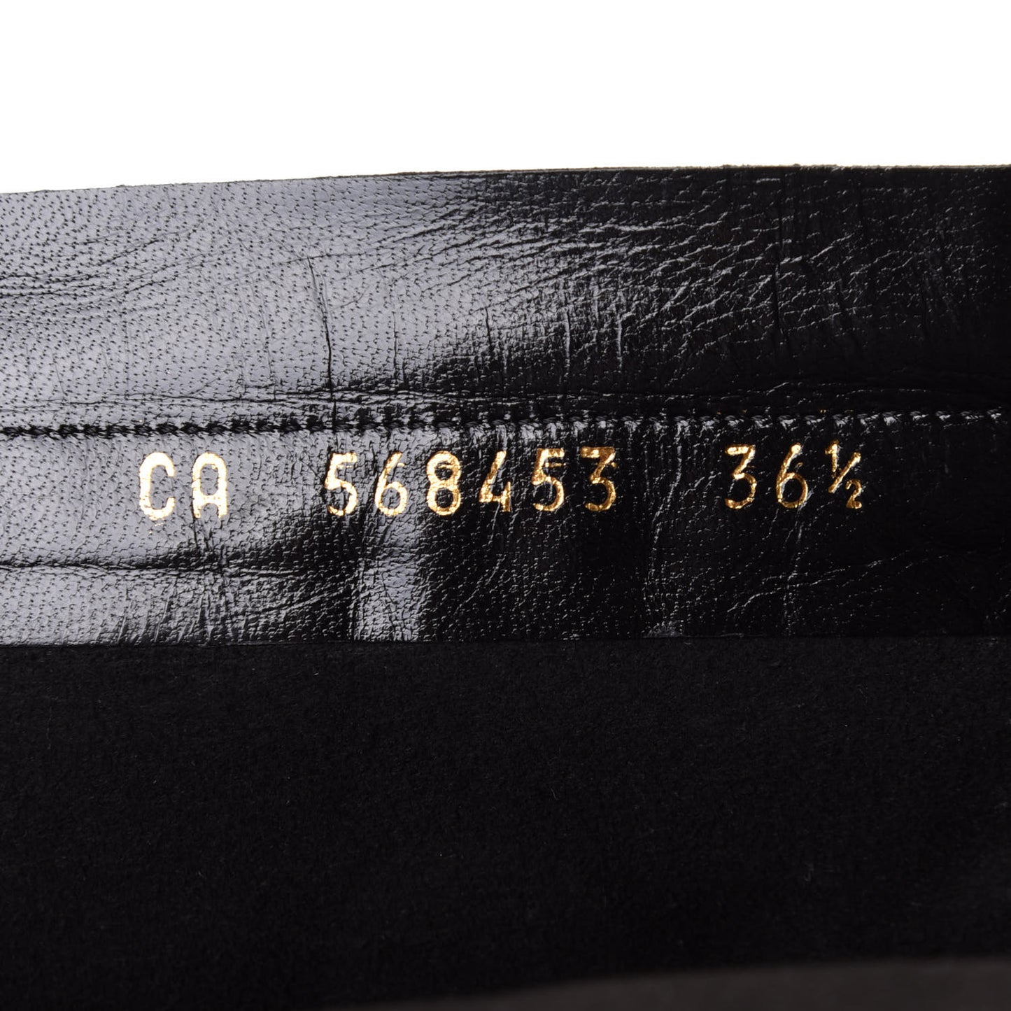 Eelskin Jane Knee High Boots 36.5 Black