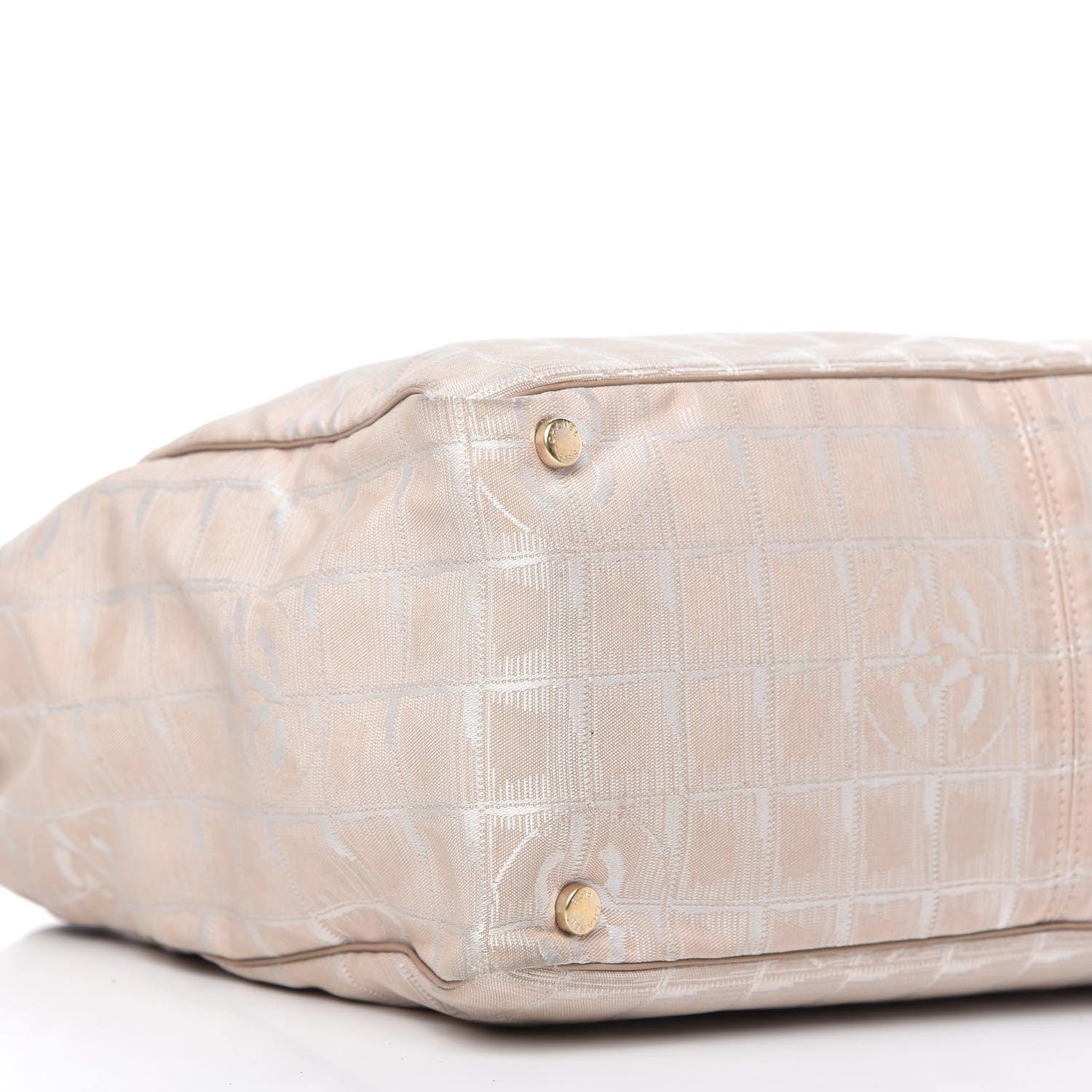 Chanel Nylon Medium Travel Tote Beige 6 of 9