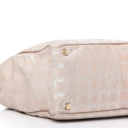 Chanel Nylon Medium Travel Tote Beige 6 of 9