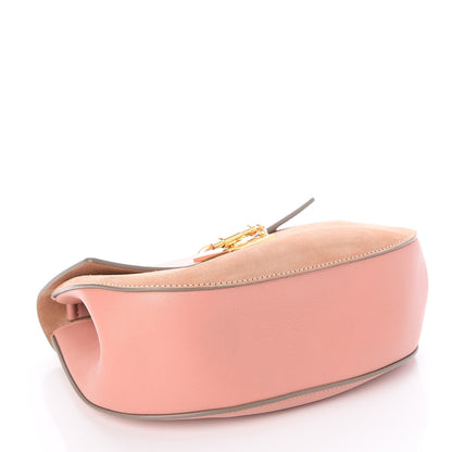 Chloe Suede Smooth Calfskin Drew Shoulder Bag Misty Rose 4 of 7