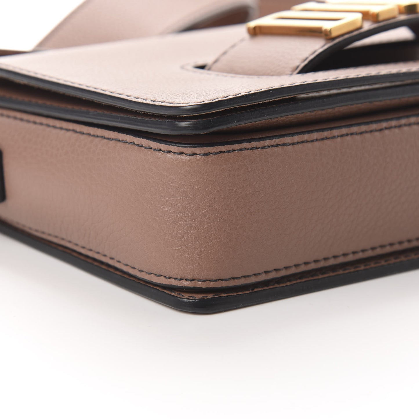 Grained Calfskin Dio(r)evolution Flap Bag Petale