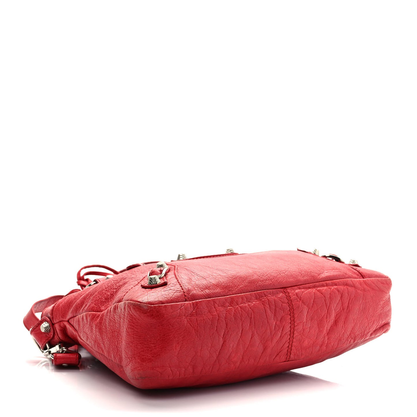 Agneau Giant 12 Silver Hardware Town Rouge Coquelicot