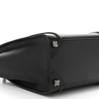 Celine Smooth Calfskin Micro Luggage Black 9 of 10