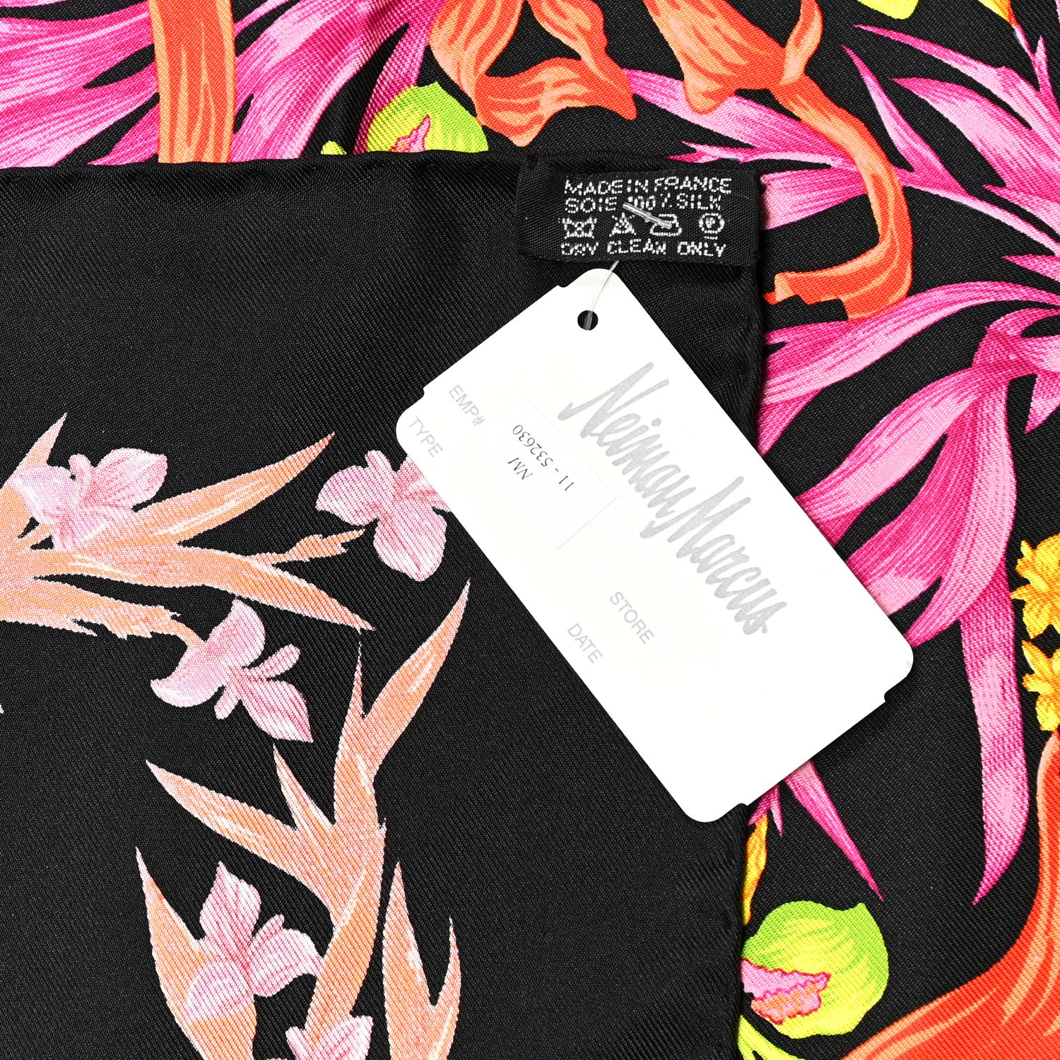 Hermes Silk Cheval Fleuri Scarf 90 7 of 7