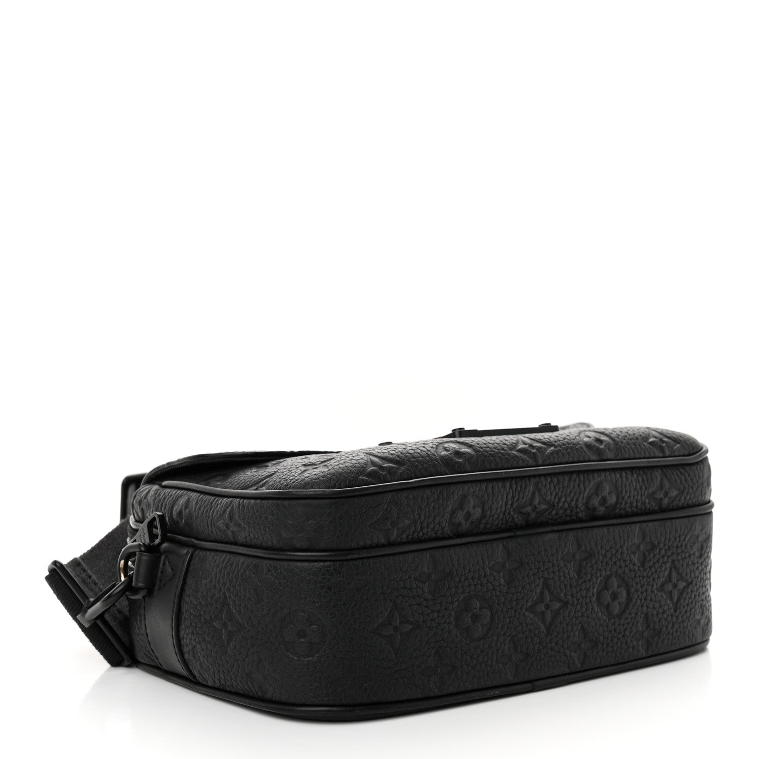 Louis Vuitton Taurillon Monogram S Lock Messenger Black 4 of 10