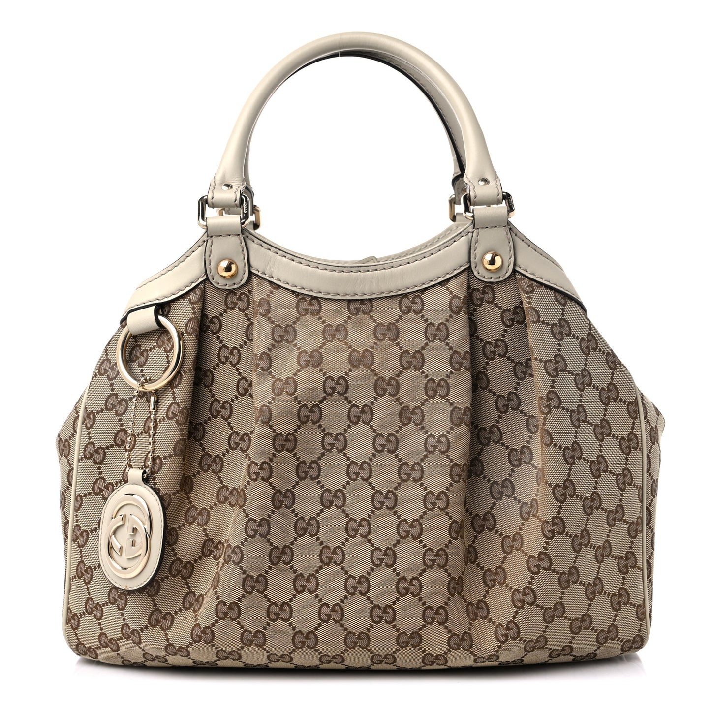 Monogram Medium Sukey Tote Off White