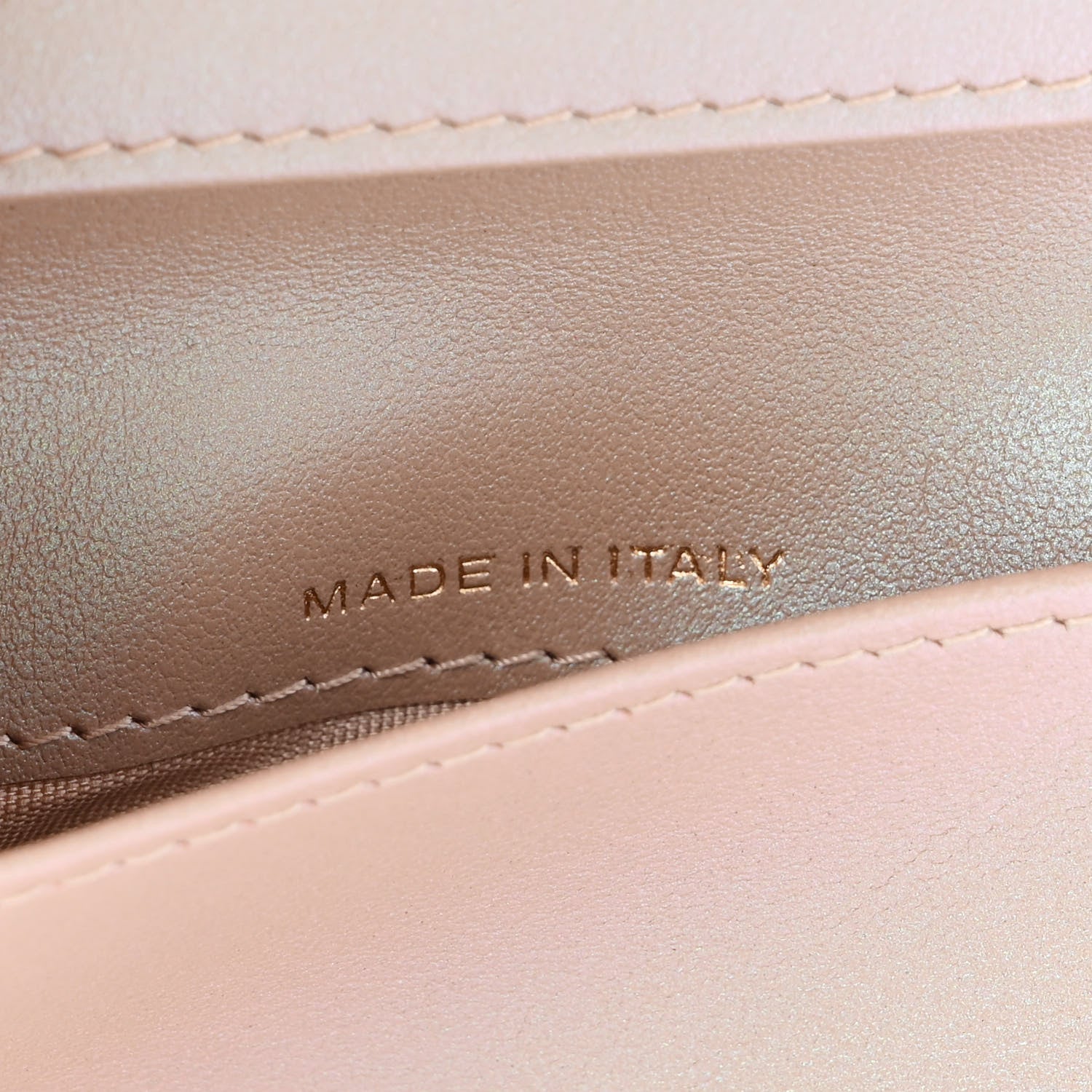 Chanel Iridescent Caviar Quilted Double Flap Wallet Beige 7 of 9