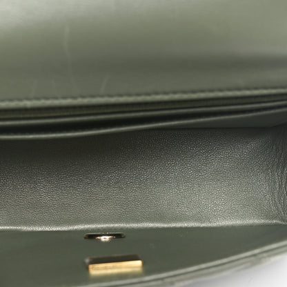 Chanel Lambskin Quilted Mini Rectangular Flap Green 6 of 10