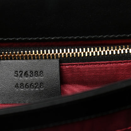 Gucci Smooth Calfskin Small Zumi Shoulder Bag Black 6 of 9
