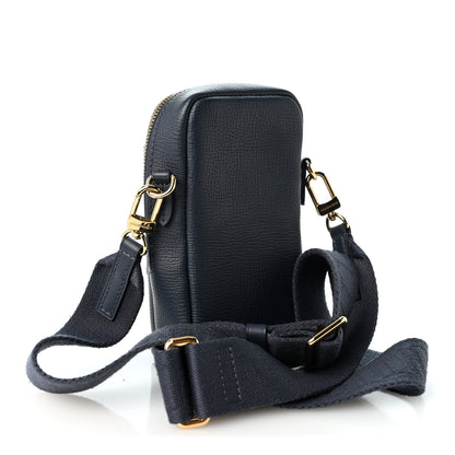 Louis Vuitton X NIGO Denim Monogram Flat Double Phone Pouch 2 of 8