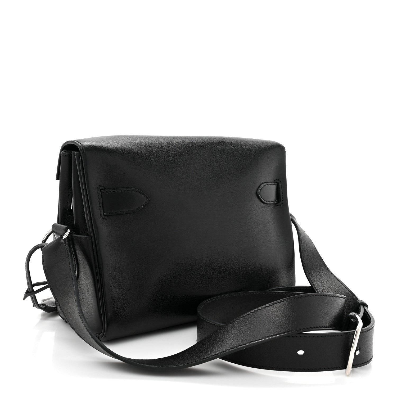 Hermes Evercolor Kelly Messenger PM Black 2 of 9