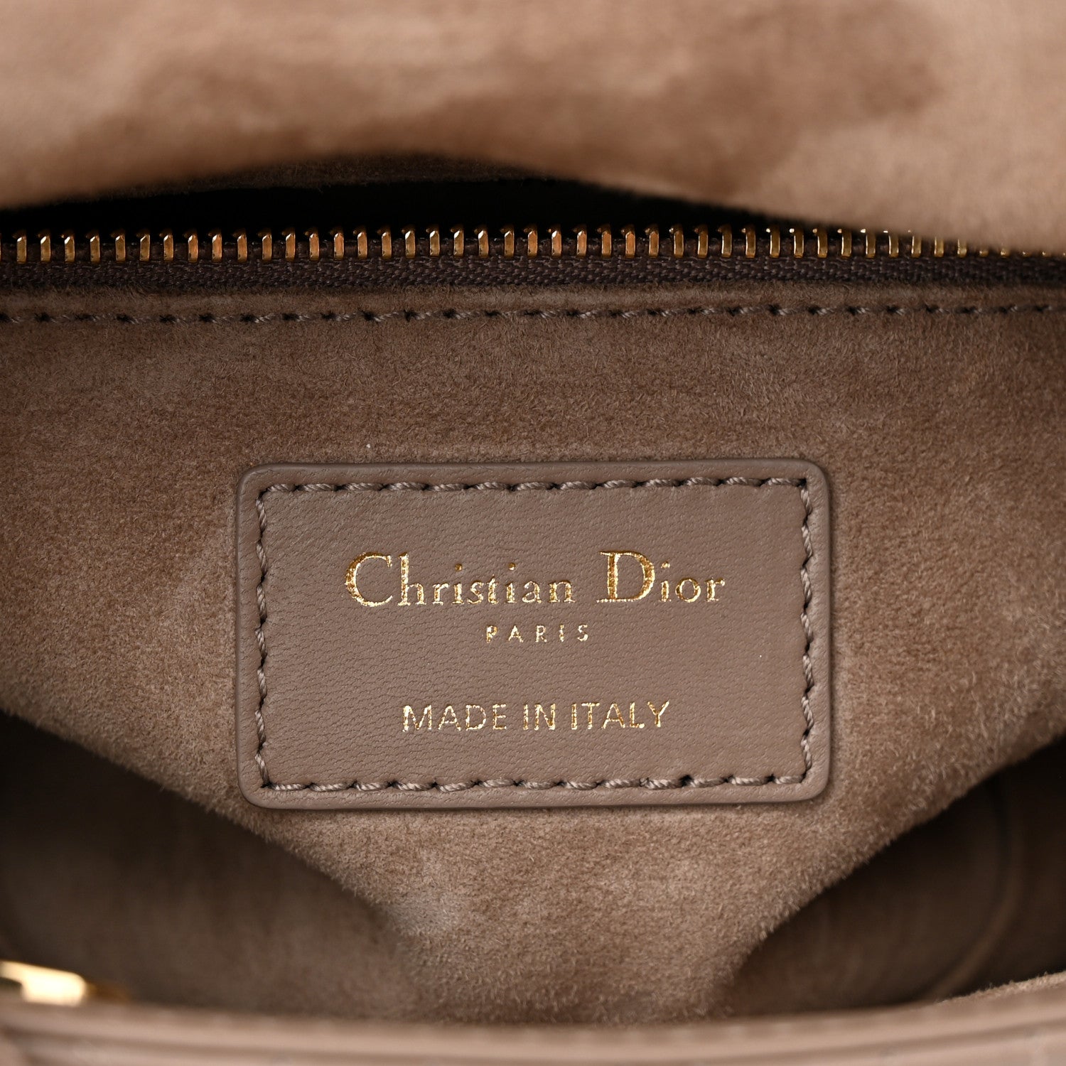 Christian Dior Calfskin Cannage Small My ABCDior Lady Dior Beige 6 of 10