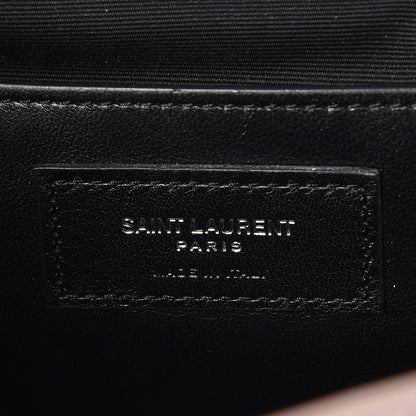 Saint Laurent Calfskin Tri-Quilt Monogram Medium College Bag Pink 7 of 9