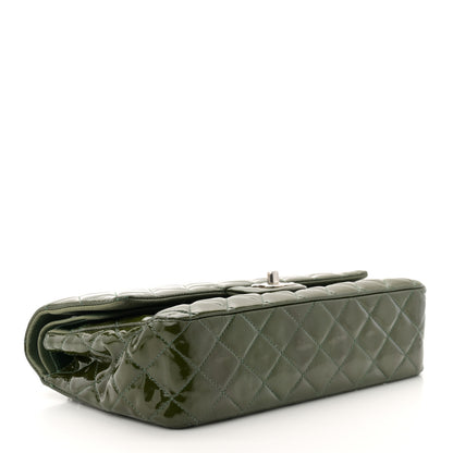 Chanel Patent Calfskin Quilted Medium Double Flap Green 4 of 12