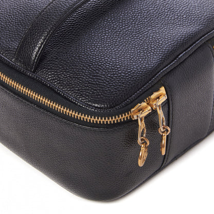 Chanel Caviar CC Vanity Cosmetic Case Black 5 of 9