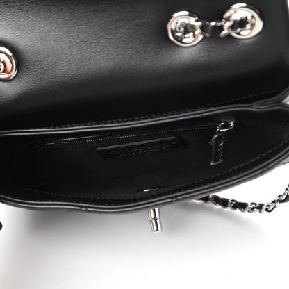 Chanel Lambskin Quilted CC Flap Black 5 of 12