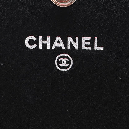 Chanel Calfskin Quilted Cambon Flap Wallet Black 6 of 8