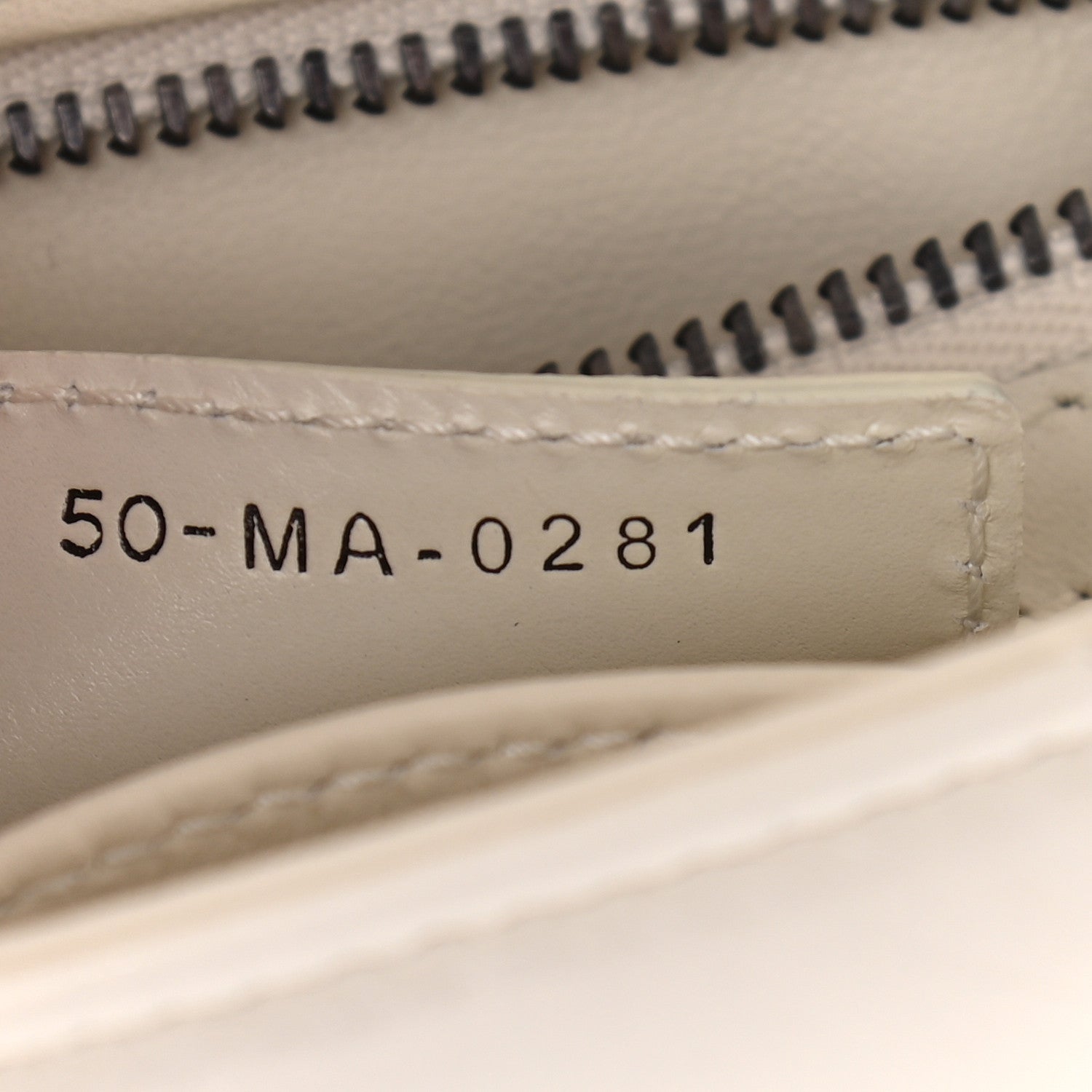 Christian Dior Lambskin Macrocannage Small Dior Caro Bag Ivory 7 of 9