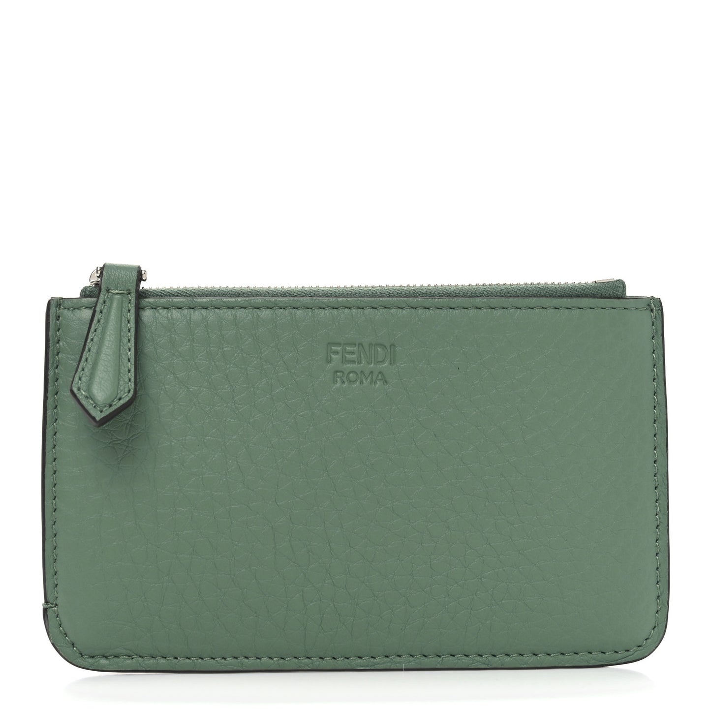 Cuoio Romano Vitello Grace Key Case Pouch Green
