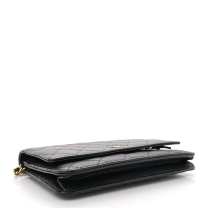 Chanel Caviar Quilted Wallet on Chain WOC Black 4 of 15