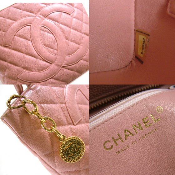 Caviar Medallion CC Tote Pink