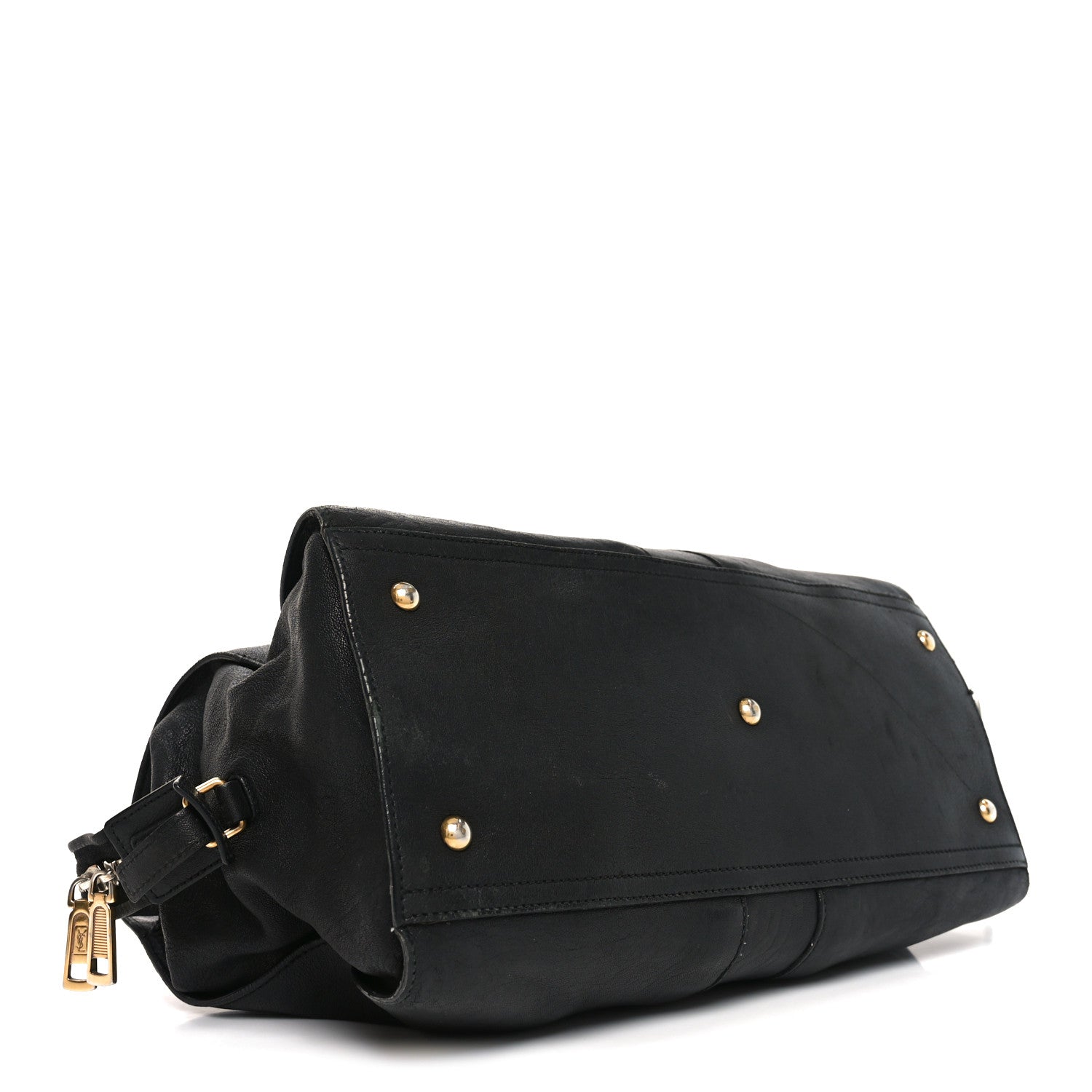 Saint Laurent Sheepskin Medium Cabas Chyc Black 4 of 10