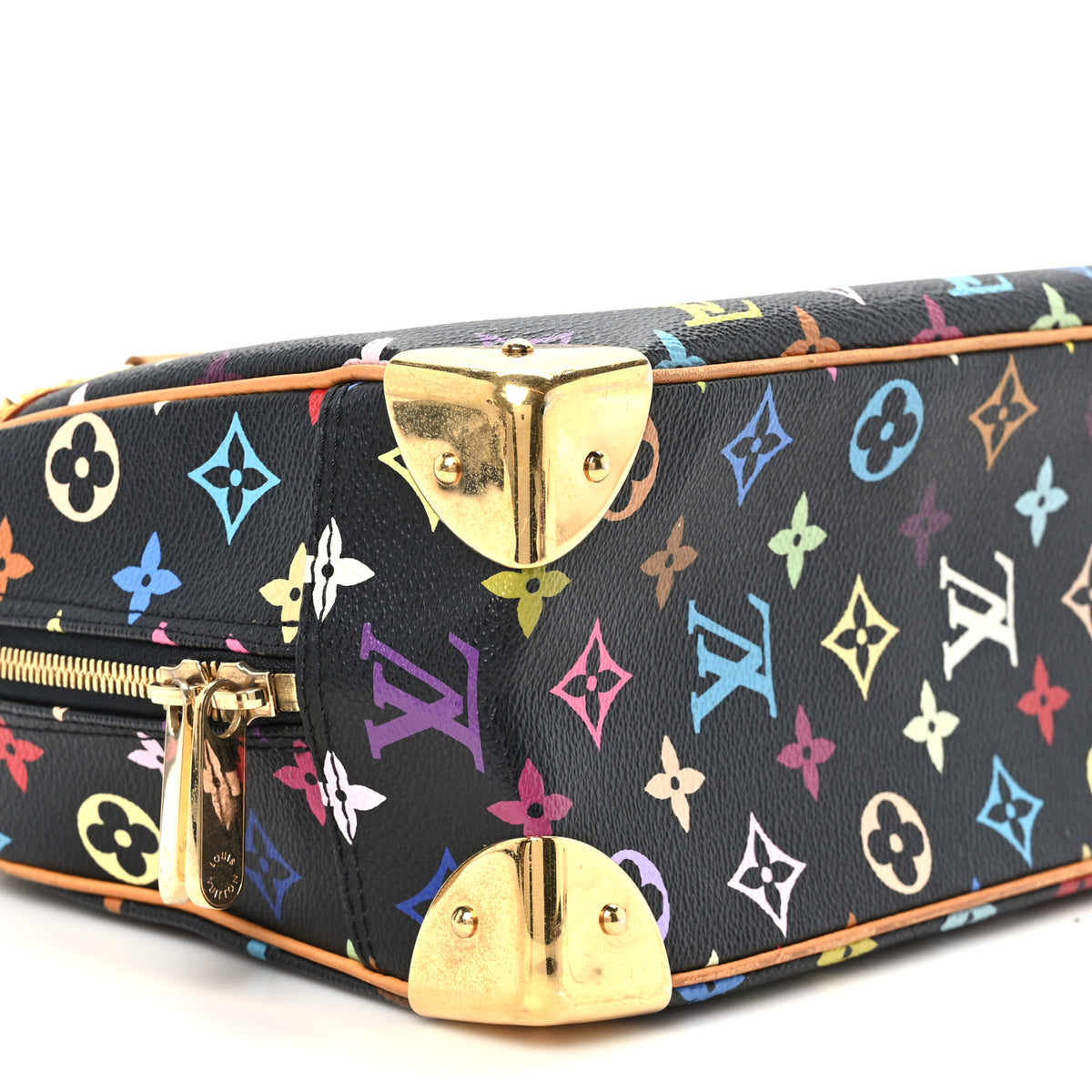 Louis Vuitton Monogram Multicolor Trouville Black 7 of 8