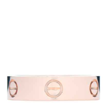 Cartier 18K Pink Gold 5.5mm LOVE Ring 58 8.25 1 of 4