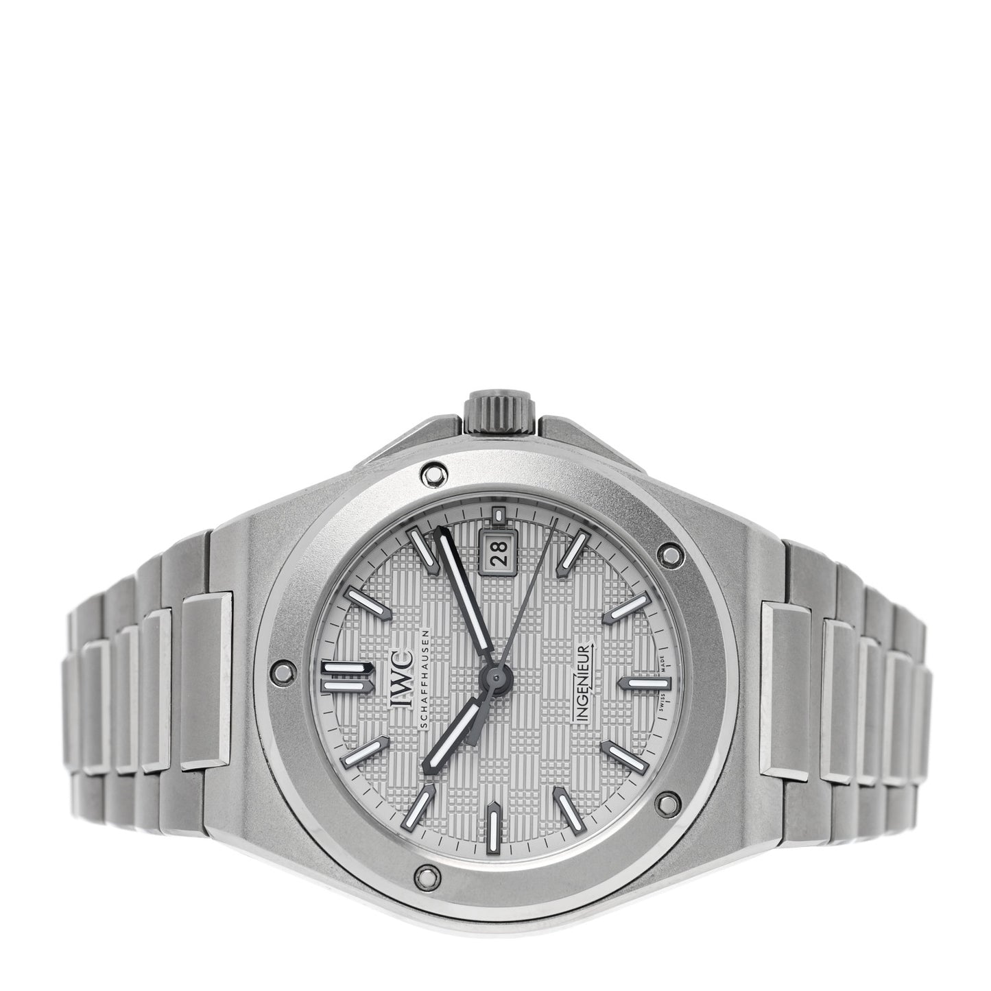 Titanium 40mm Ingenieur Automatic Watch Silver IW328904