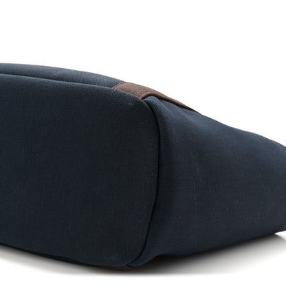 Hermes Toile Sac De Pansage Groom Bleu Navy Feu 11 of 11